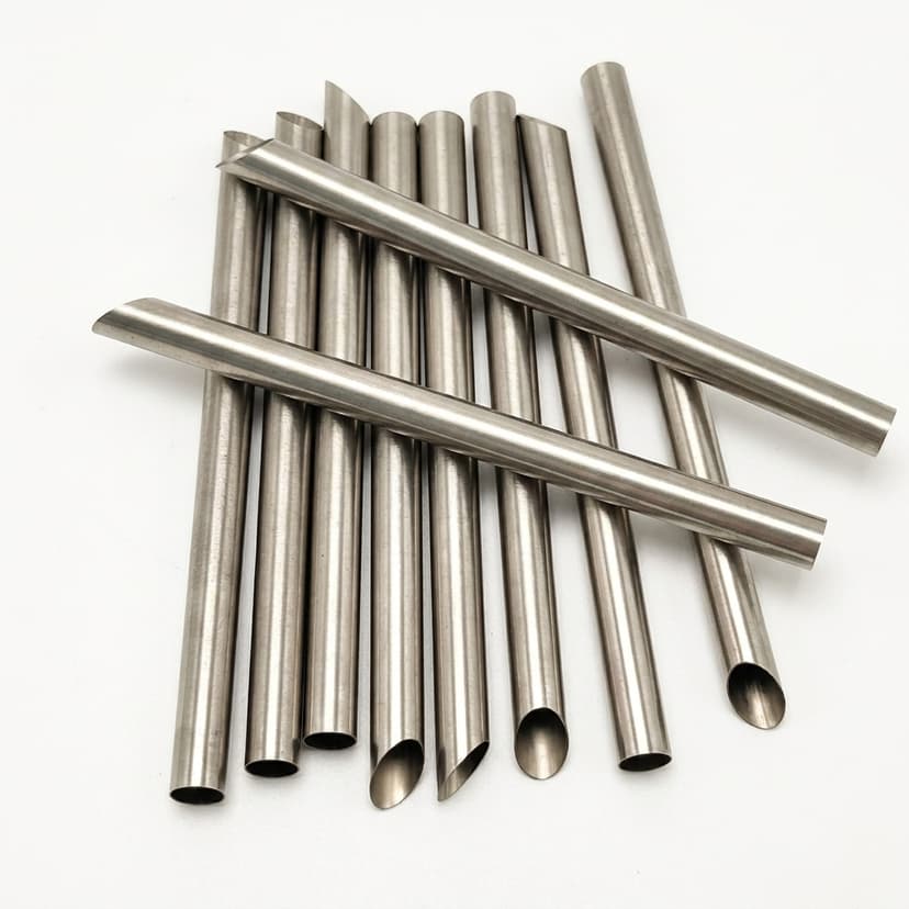 medical hypotube after electropolishing and passivation planning