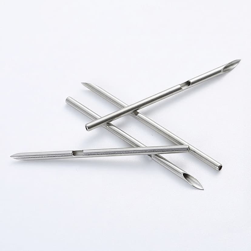 formed medical hypotube end feature for drawing-based RFQ