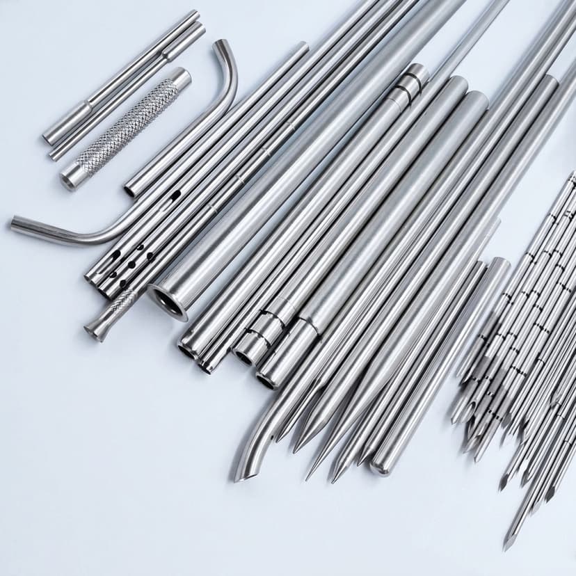 precision end-formed hypotube sample for micro tube sourcing
